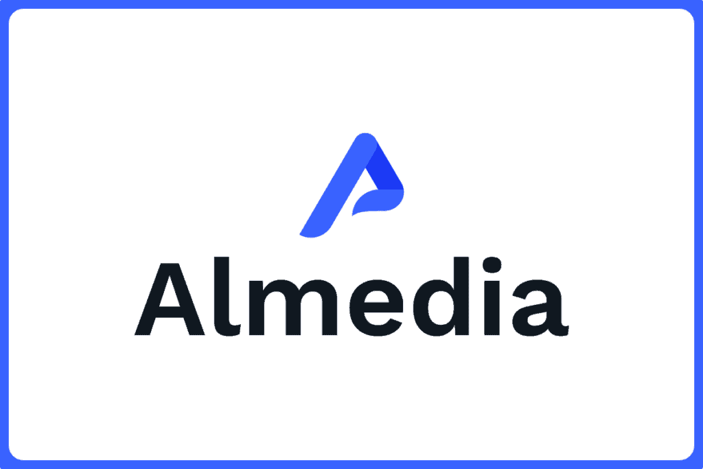 Almedia logo on white background