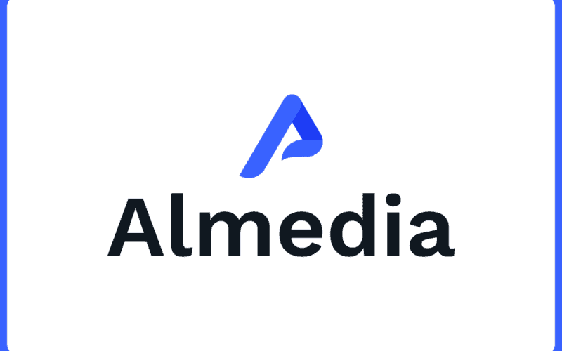 Almedia logo on white background