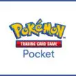 Pokémon tcg (trading card game) pocket logo on a white background