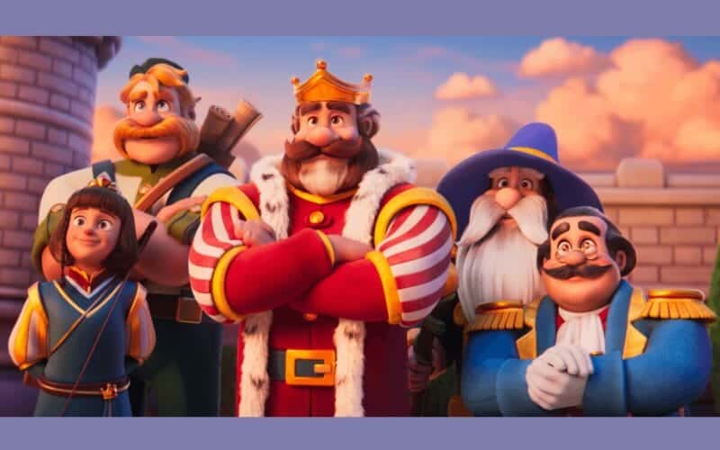 dream games's royal kingdom cover art shows the king and his family