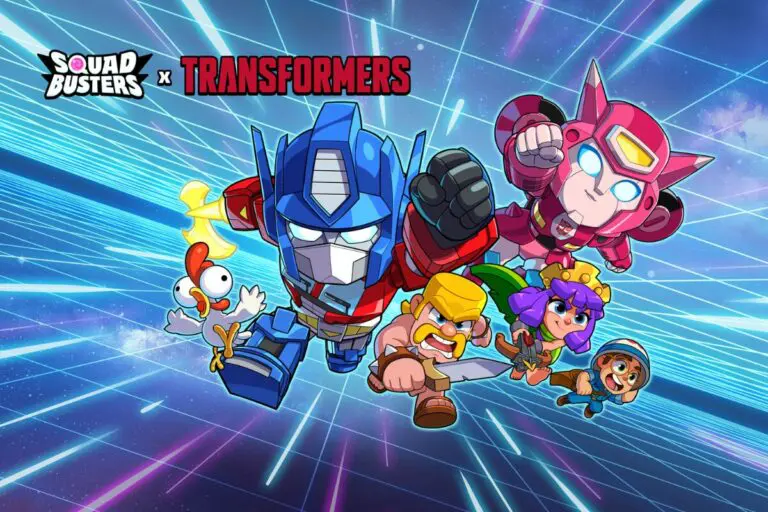 Supercell's Squad Busters characters in Transformers skins