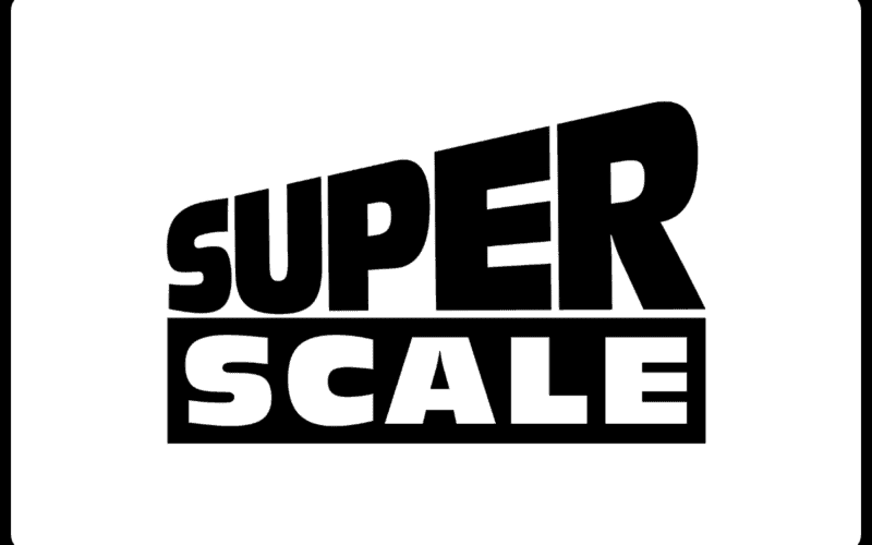 SuperScale logo on white background