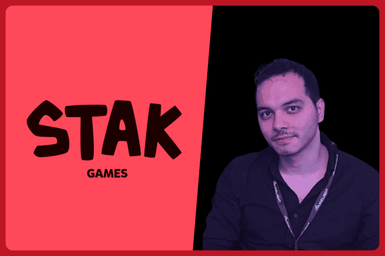 solda stak games logusu, sağda serhat okur'un fotoğrafı