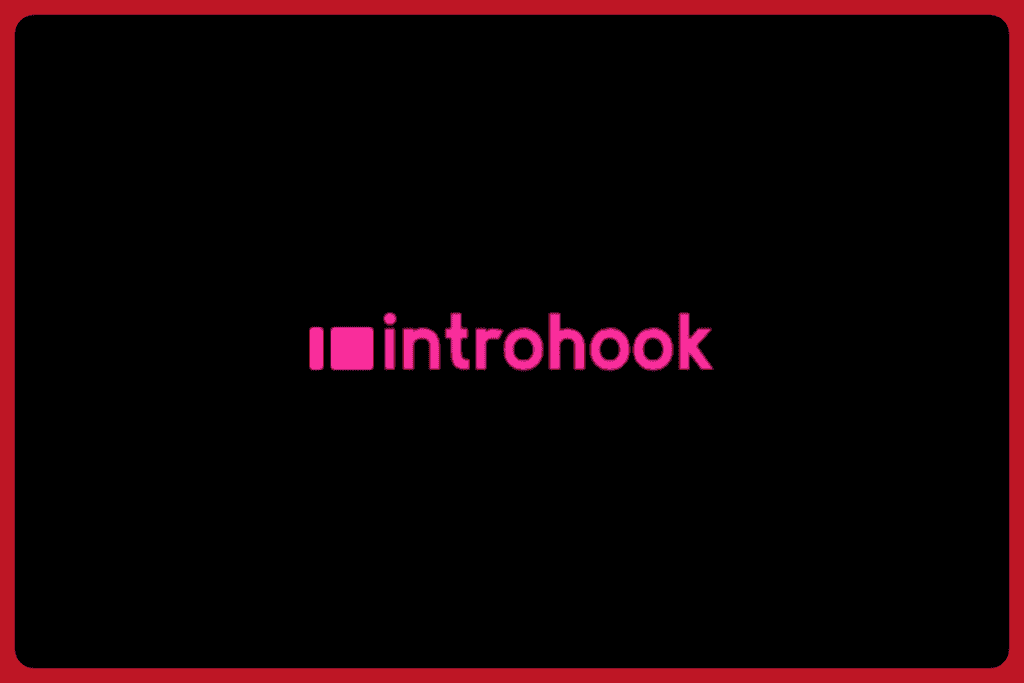 IntroHook logo on black background