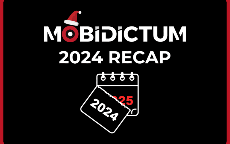 Mobidictum 2024 recap and a happy new year