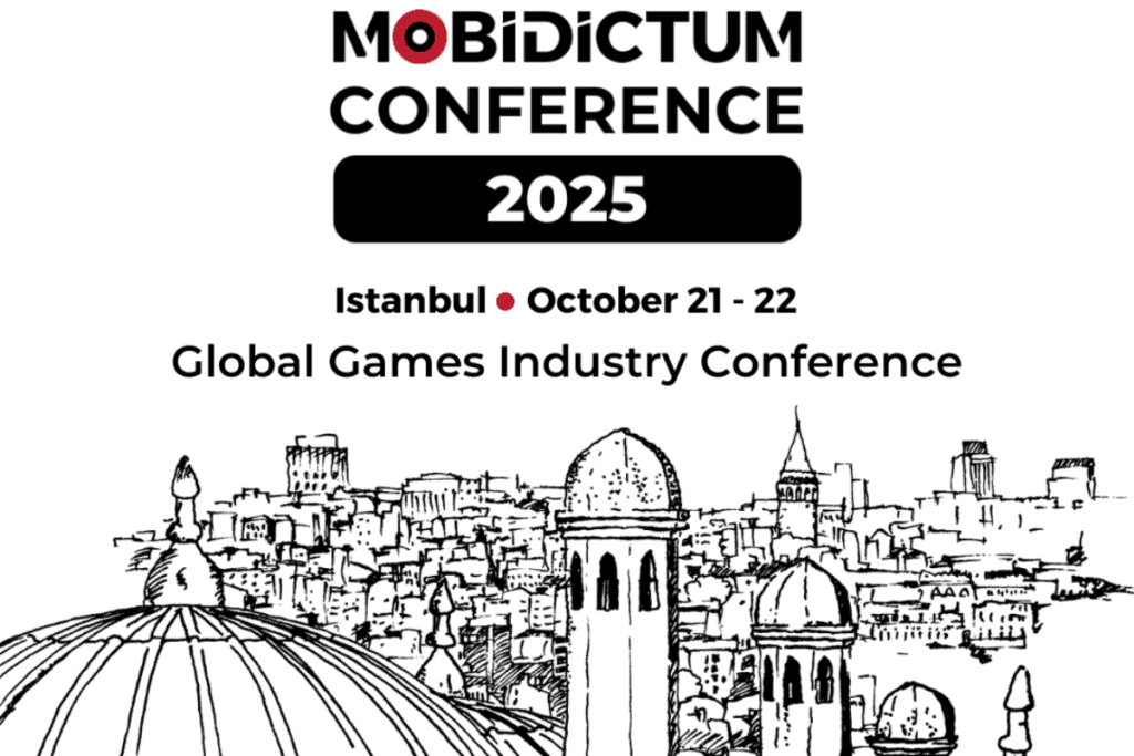 mobidictum conference 2025 image shows the title, the date (october 21-22, 2025) the location (istanbul) and there is a illustration of istanbul buildings on the bottom