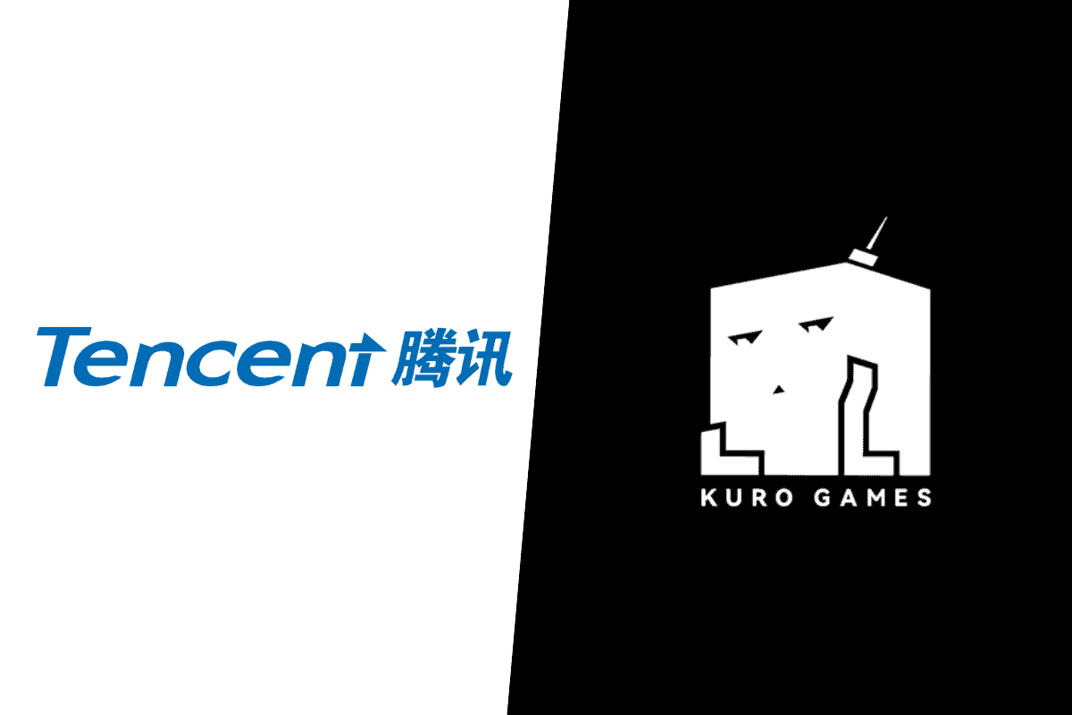 tencent logo on the left, kuro games logo on the right