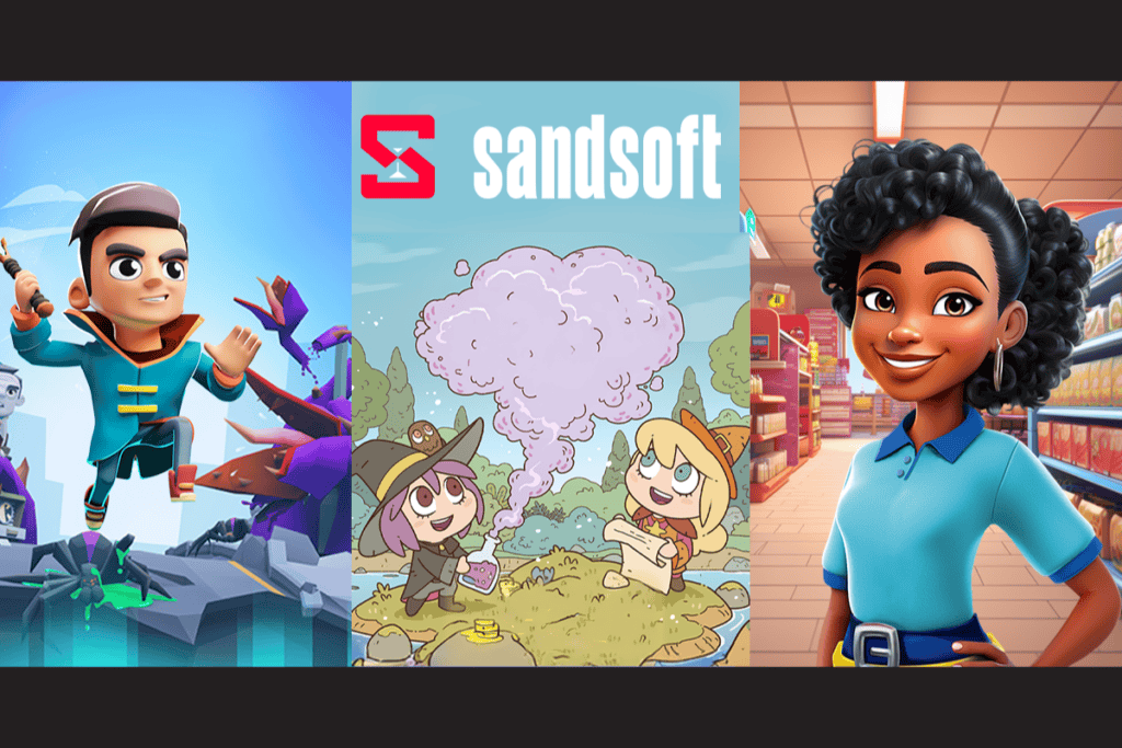 cover arts for the new games sandsoft acquired