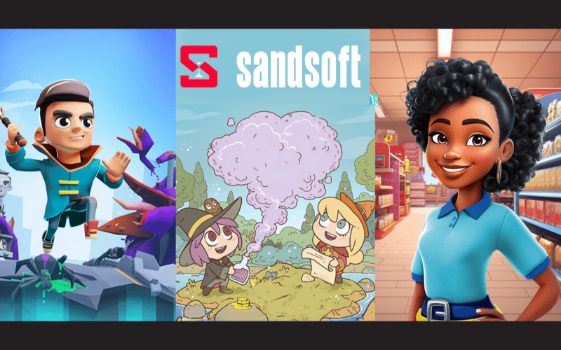 cover arts for the new games sandsoft acquired