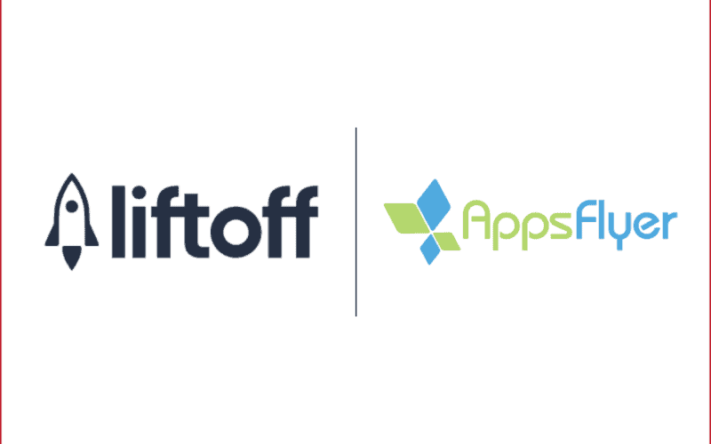 2025 App Marketer Survey shows liftoff logo on the left and apssflyer logo on the right