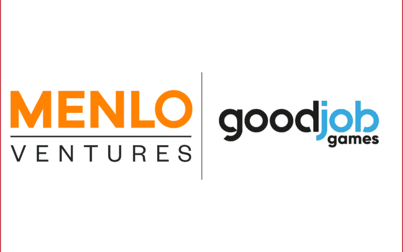 menlo ventures logo on the left, good job games logo on the right