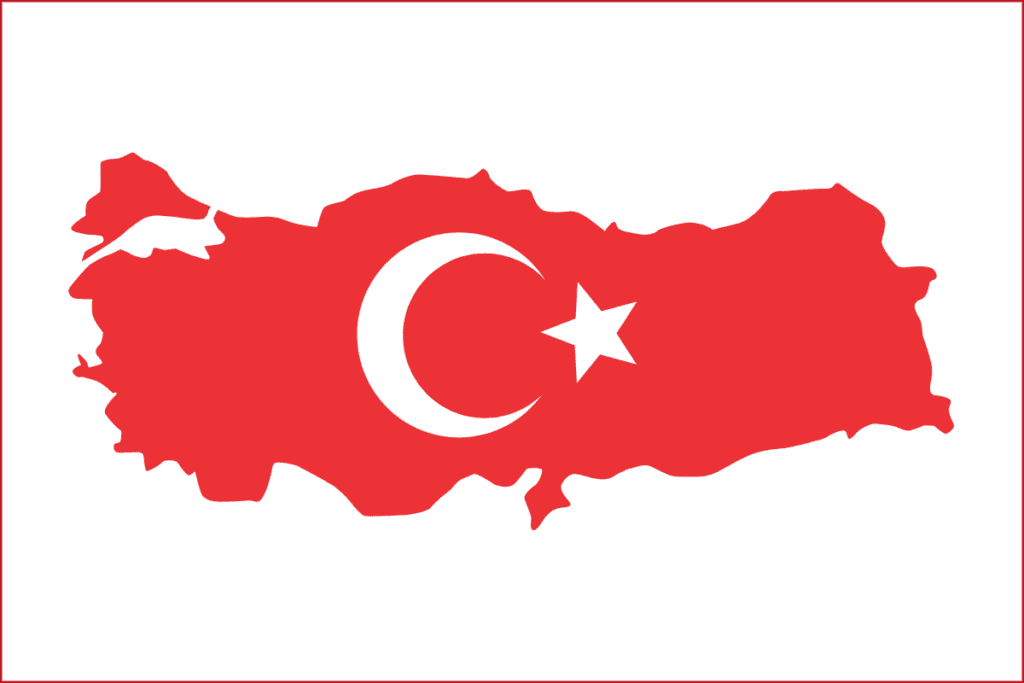 illiustration of the map of türkiye
