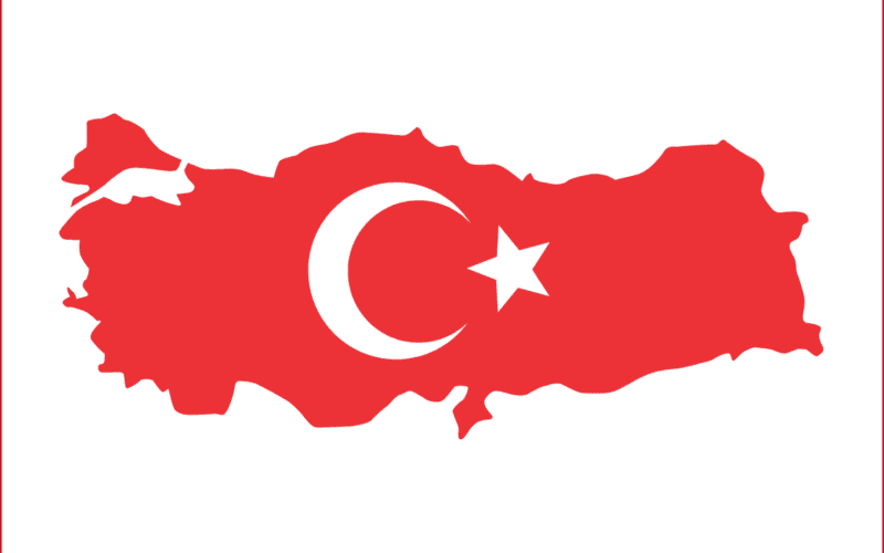 illiustration of the map of türkiye