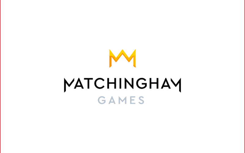 matchingham games logo with red border around it