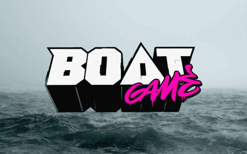 supercell's boat game teaser image shows the logo of the game in a wavy sea as the background