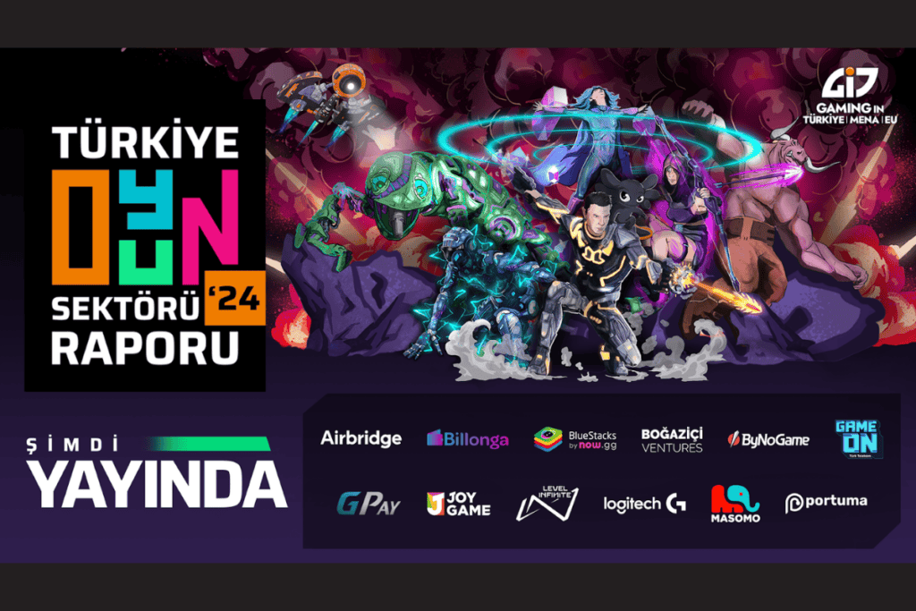 Türkiye Oyun Sektörü Raporu 2024 ilüstrasyonu