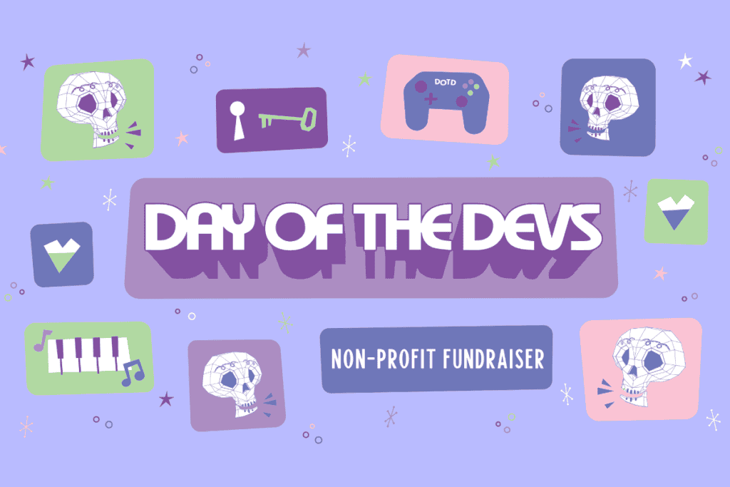 day of the devs logo and cover art