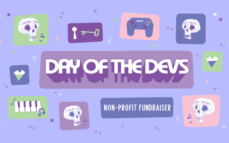 day of the devs logo and cover art