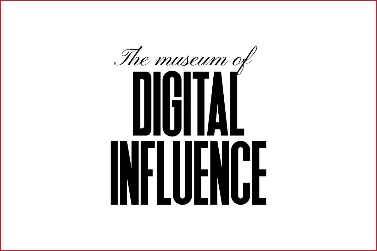 The Museum of Digital Influence logo
