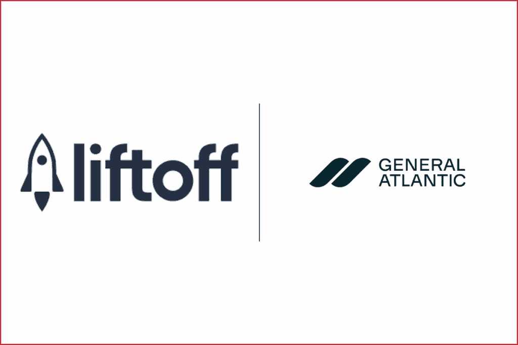 liftoff logo on the left, general atlantic logo on the right