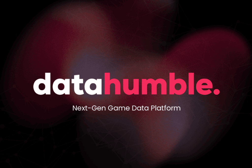 datahumble logo, below the logo it says "Next-Gen Game Data Platform"