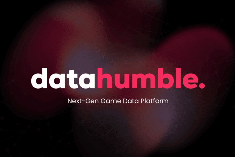 datahumble logo, below the logo it says "Next-Gen Game Data Platform"