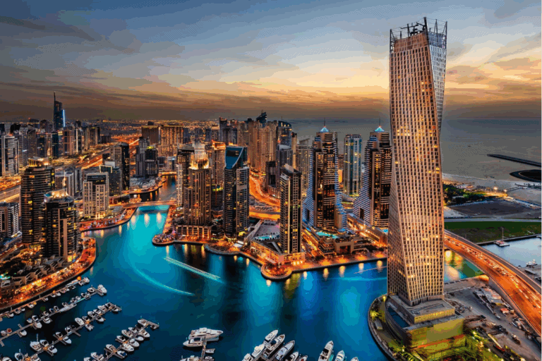 overview picture of dubai