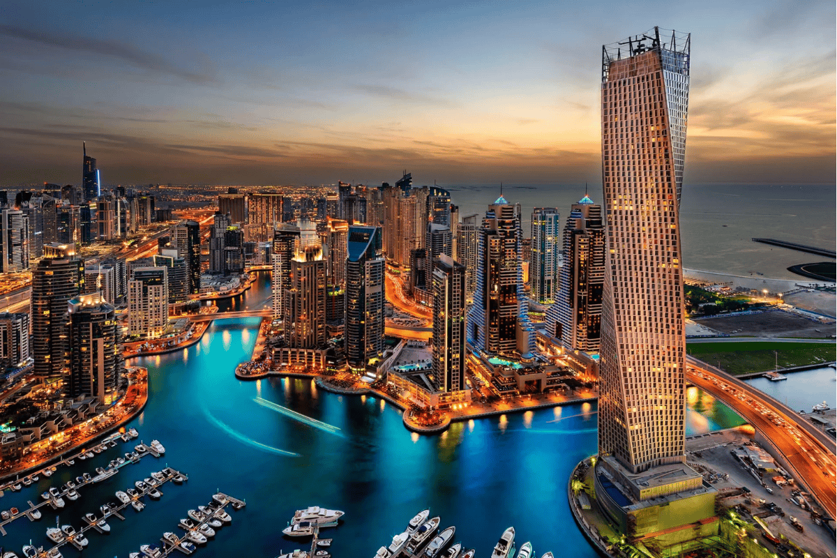 overview picture of dubai