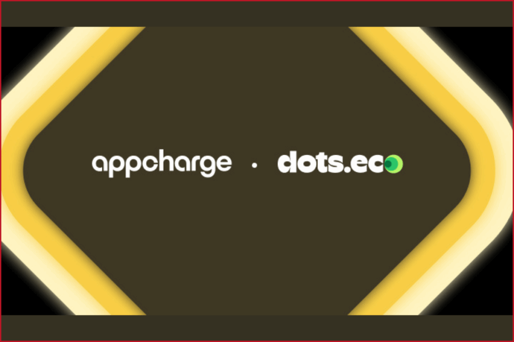 appcharge logo on the left, dots.eco logo on the right