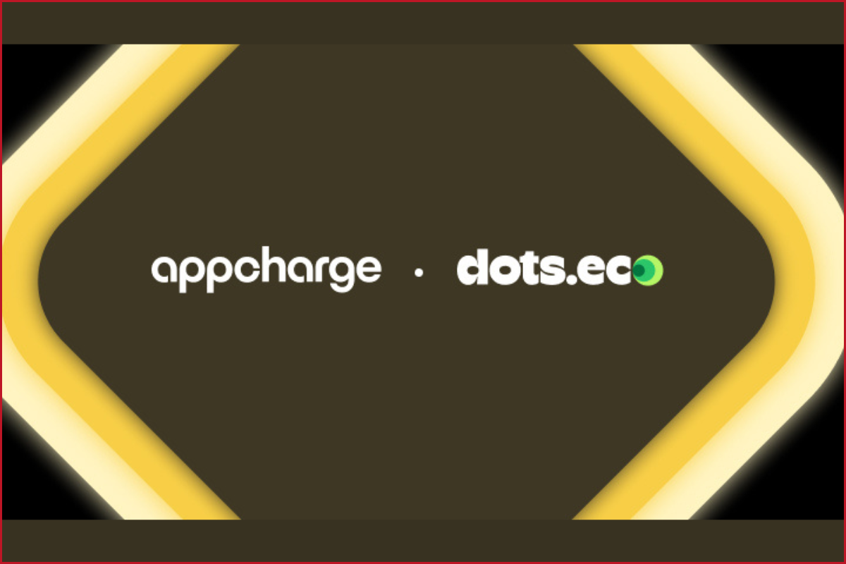 appcharge logo on the left, dots.eco logo on the right