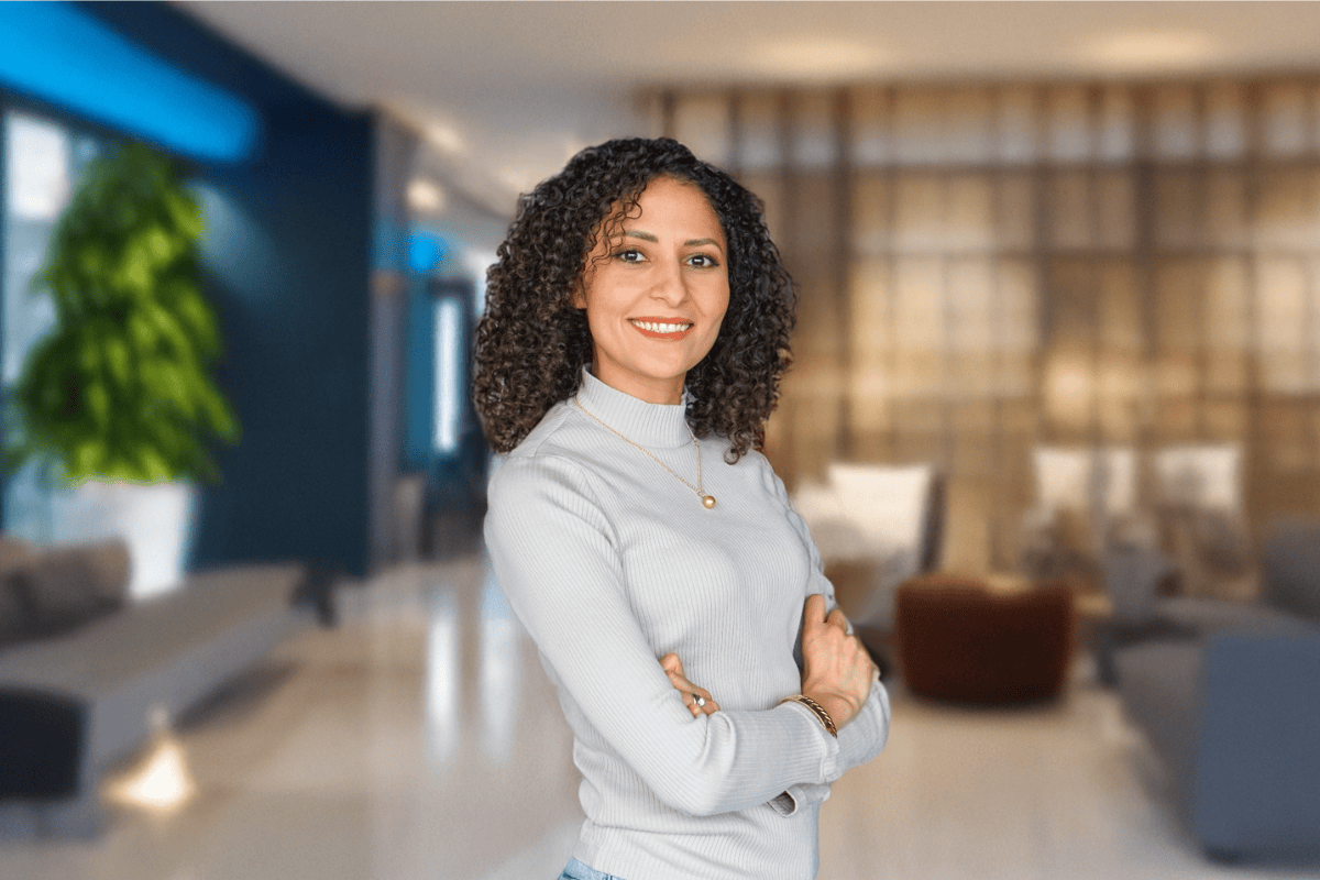 photo of hajar noreddine, new VP of Business Development at ZBD