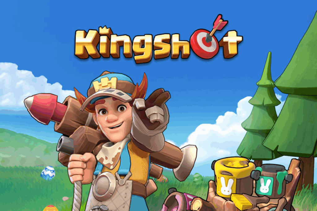 a character from kingshot game series posing