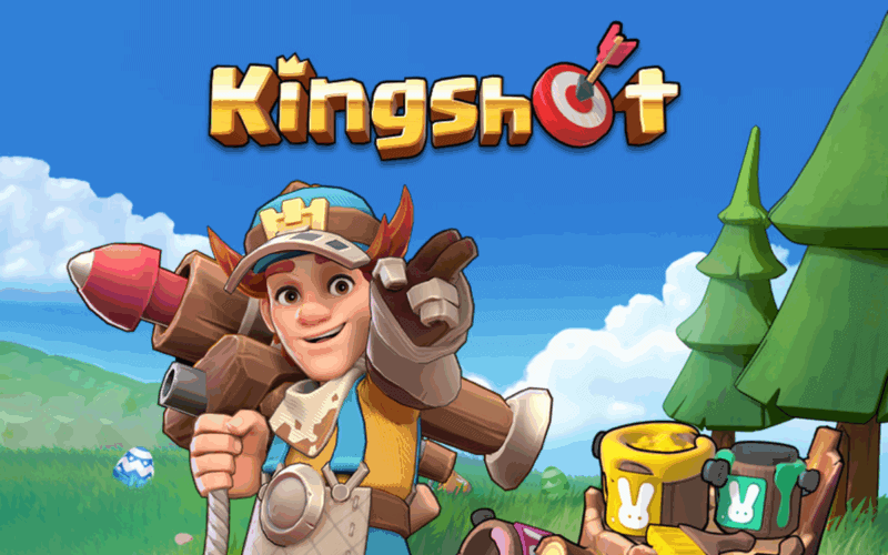 a character from kingshot game series posing