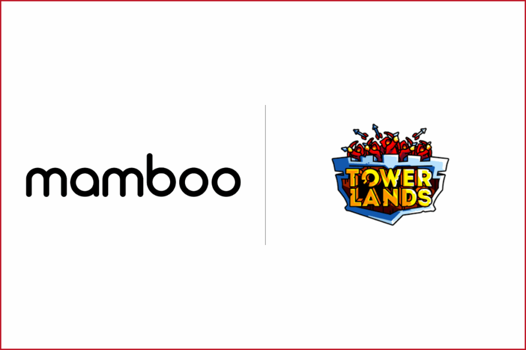 mamboo entertainment logo on the left, tower lands logo on the right