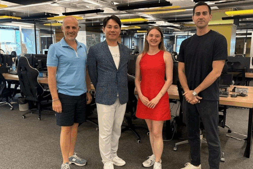 idanote ve boğaziçi ventures yöneticlerinin beraber çektirdiği fotoğraf