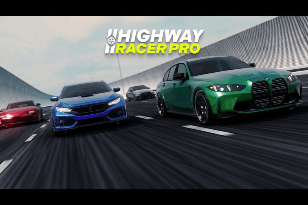 cover art for spektra games' highway racer pro