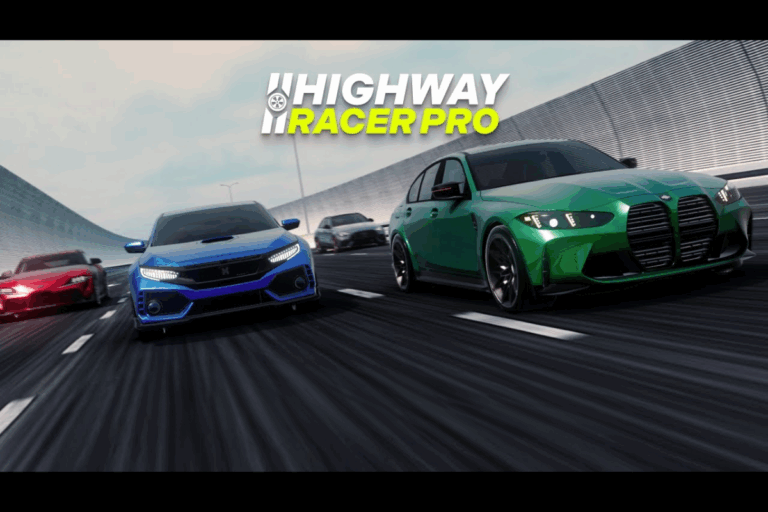 cover art for spektra games' highway racer pro