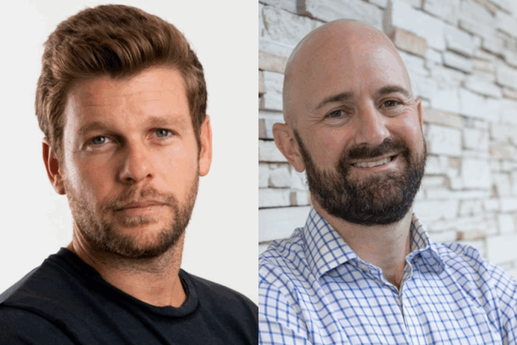 appcharge's new cfo nadav hollander and new cro paul bowen's photos side by side