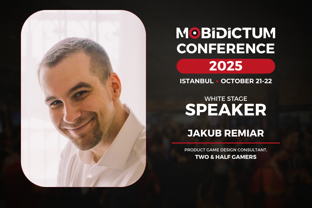 Jakub remiar photo on the left, mobidictum conference 2025 logo on the right