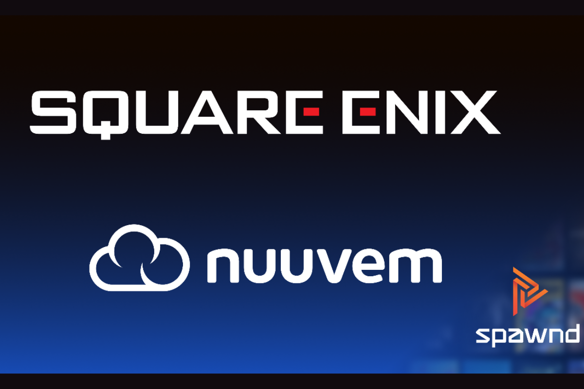 logos of square enix, nuuvem and spawnd