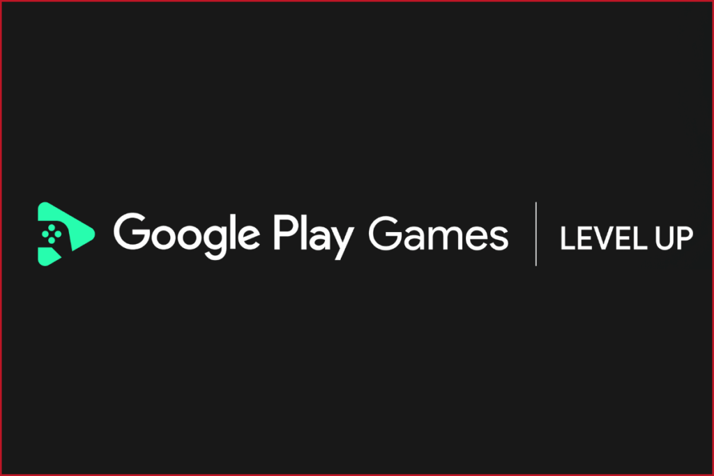 google play games level up logos side by side
