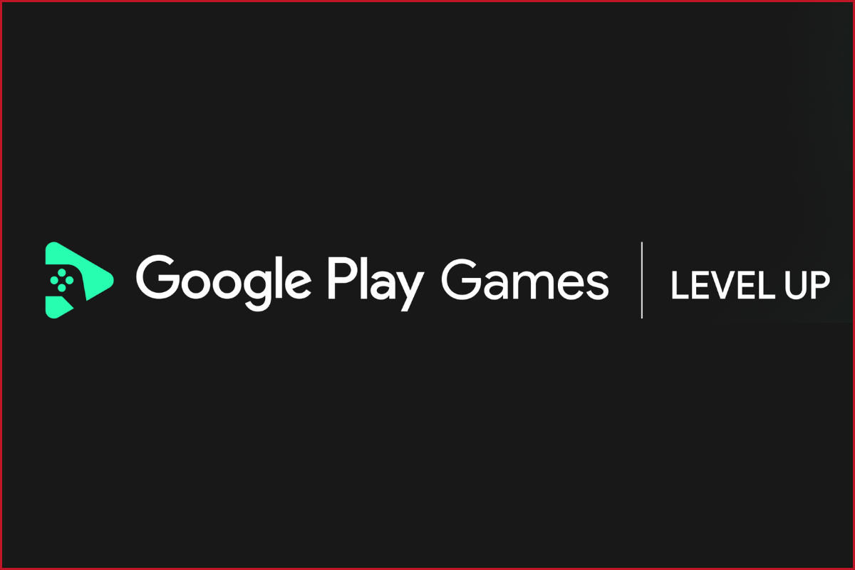 google play games level up logos side by side