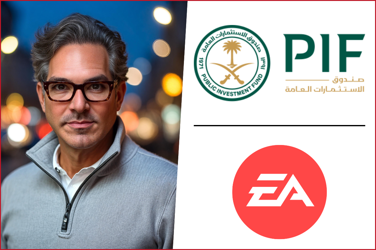 omar tellez photo on the left, PIF and EA logos on the right