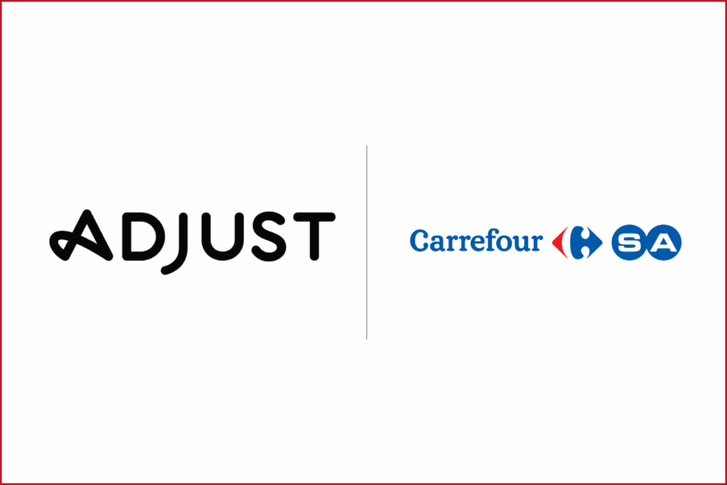 adjust logo on the left, carrefoursa logo on the right