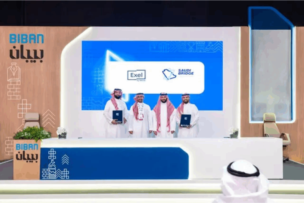 Exel by Merak and Saudi Bridge founders photo signing the contract
