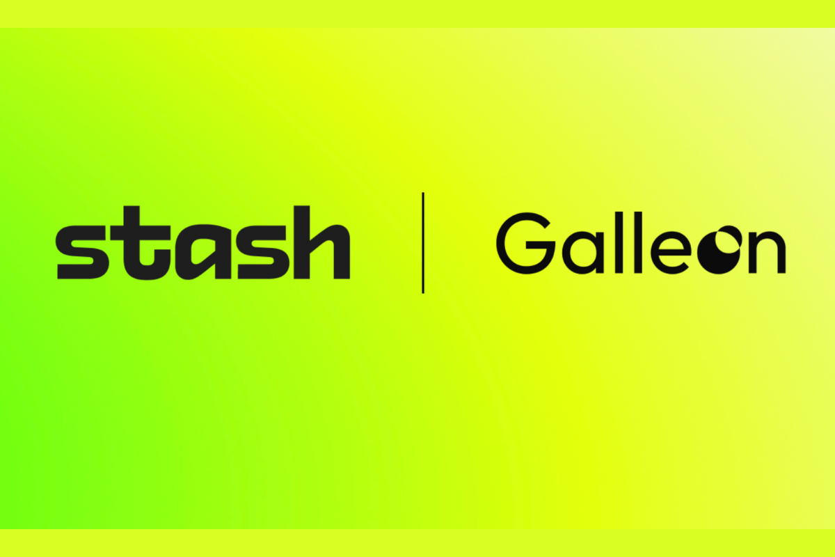 stash logo on the left, galleon logo on the right