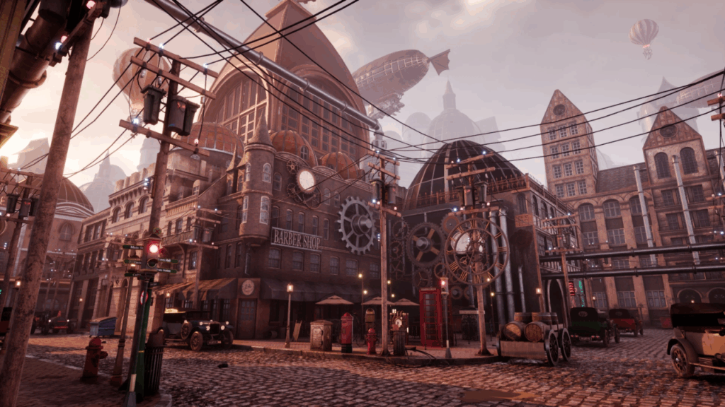 The Steampunk – Victorian Environment Megapack, made by Leartes