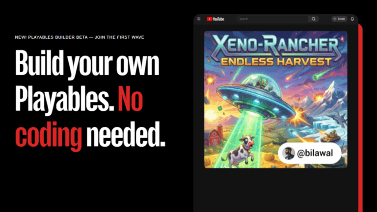 YouTube Playables Builder