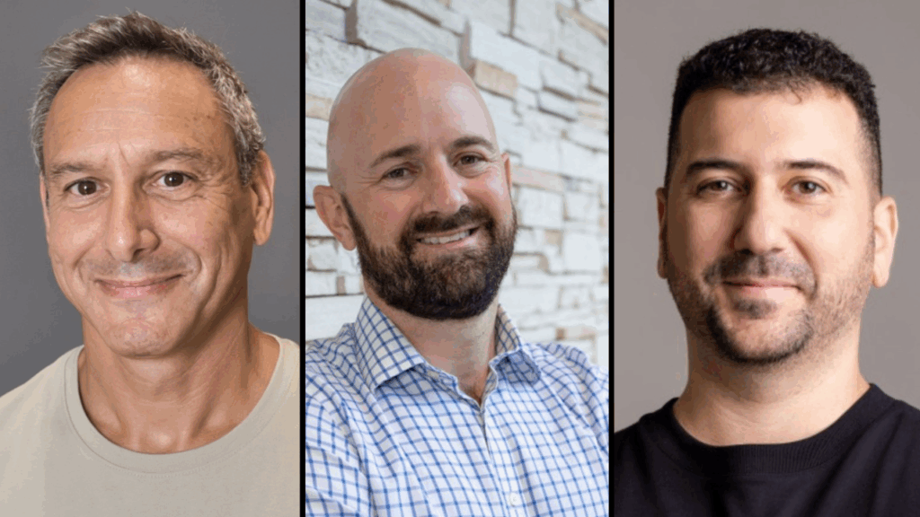 Appcharge executives photos - From left to write; David Stelzer, Paul Bowen, Gil Tov-Ly