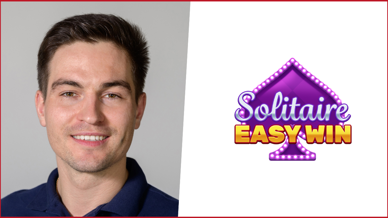 Solitaire Easywin logo on the right, CEO Ivan L photo on the left